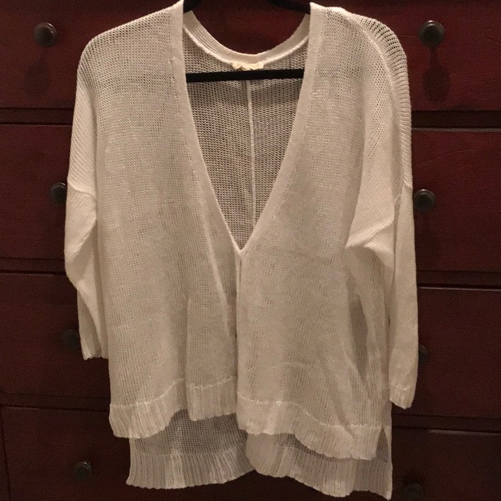 Eileen Fisher linen tunic white size L
